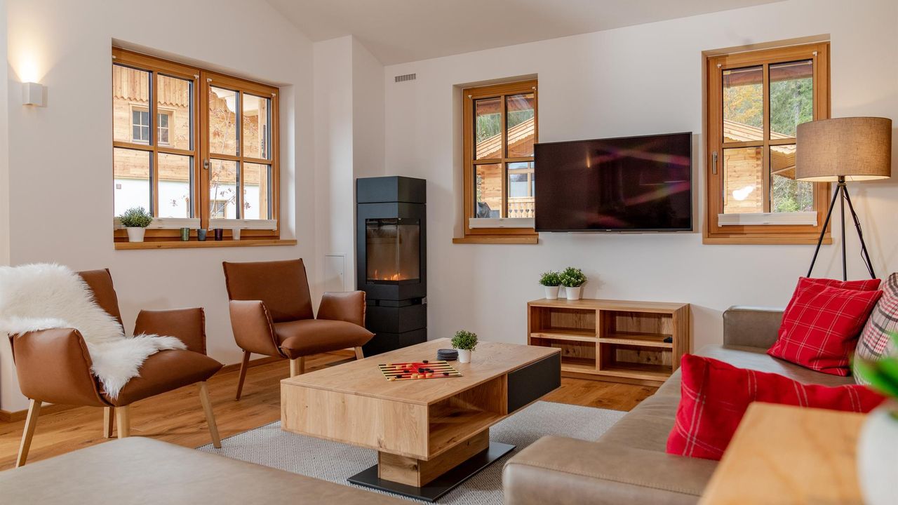 Gemütliches Wohnzimmer mit Kamin Gemütliches Wohnzimmer mit Kamin
